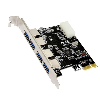 1 Ks PCI-E Rozširujúca Karta PCI Express Pcie USB 3.0 Hub Adaptéra PCI Radič E Pcie Express Karty Adaptéra
