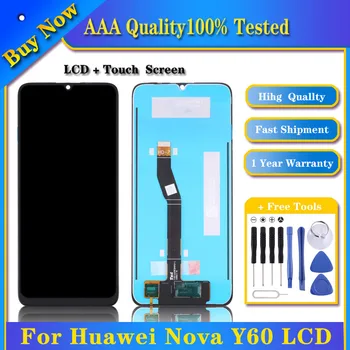 100% Testované, Originálne LCD Displej Pre Huawei Nova Y60 s Digitalizátorom. Plný Montáž Náhradný Telefón Časti