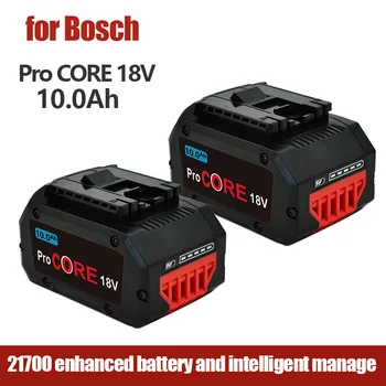 100% vysoko kvalitných 18V 10.0 Ah Lítium-Iónová Výmena Batérie GBA18V80 pre Bosch 18 Volt MAX Akumulátorové náradie Vŕtačky