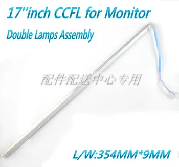 10pcs x Univerzálny 17 palcové CCFL Lámp pre LCD Monitor s Rámom Podsvietenie Montáž Dvojitého lampy 357mm*9mm Doprava Zadarmo