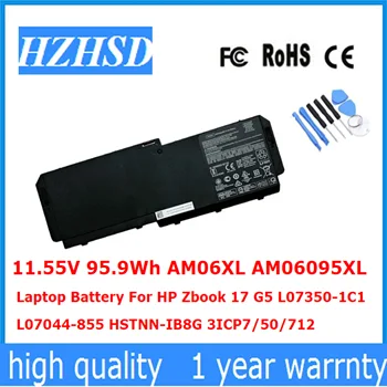 11.55 V 95.9 Wh AM06XL Pôvodné notebook Batérie Pre HP Zbook 17 G5 (4QH18EA) L07350-1C1 L07044-855 HSTNN-IB8G HSN-Q12C 3ICP7/50/71