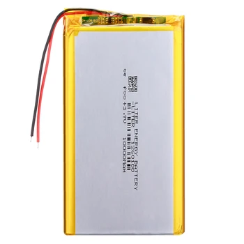 127322 --- 3.7 V 10000mAH 1260100 Polymer lithium ion / Li-ion batéria pre tablet pc BANKA,GPS,mp3,mp4
