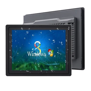 19-palcový vložené priemyselné mini tablet počítač all-in-one PC s kapacitný dotykový displej zabudovaný WiFi RS232 COM 1280*1024