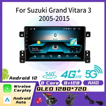 2 Din Android autorádia Stereo pre Suzuki Grand Vitara 3 2005-2015 Auto Multimediálny Prehrávač, GPS Navigáciu, Autoradio Vedúci Jednotky Wifi