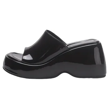 2023 Nové Multi-Farebné Sandále S Platformou Svahu Sandále Vysoké Podpätky Papuče Pohodlné A Elegantné dámske Shen Topánky