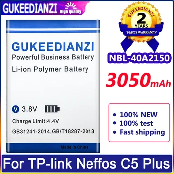 3050mAh NBL-40A2150 Batérie Pre TP-LINK NEFFOS C5 PLUS TP7031A TP7031C Mobilný Telefón s Vysokou Kapacitou Batterie Li-polym Bateria