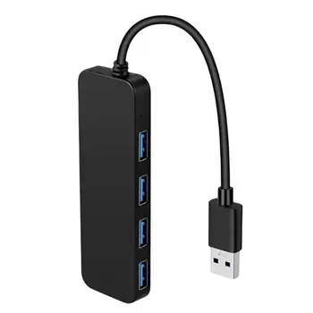 4 Porty 2.0 3.0 USB Rozbočovač vysokorýchlostné Multi Rozbočovač USB Adaptér Expander Kábel Pre Stolné PC, Notebook Adaptér USB Porty