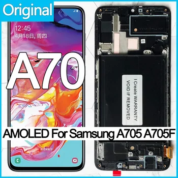 A705 Lcd Samsung Galaxy A70 2019 OLED Displej LCD Dotykový Displej Digitalizátorom. Montáž Pre Samsung A705 A705F/D SM-A705F W/ Tools