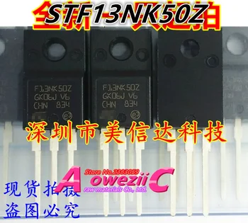 Aoweziic 2018+ 100% nové dovezené pôvodné STF13NK50Z F13NK50Z NA-220F MOSFET 11A 500V