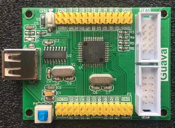 Atmega32A minimálne systémové vývoj doska / Atmega32 vývoj doska / AVR microcontroller development board