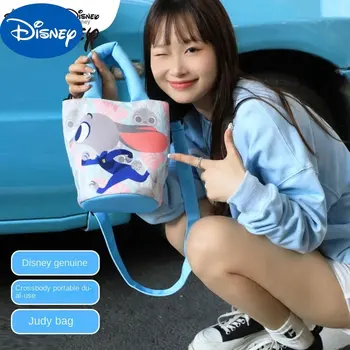 Autentické Disney Judy Cestovná Taška Tote Bag Bežné Cestovná Taška Taška Cez Rameno Veľkú Kapacitu Plátno Študent Messenger Taška