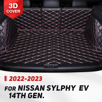 Auto Plné Pokrytie Kmeňa Mat Pre Nissan Sylphy EV 14. Gen. B18 2022 2023 kufra Auta Kryt Pad Interiéru Chránič Príslušenstvo