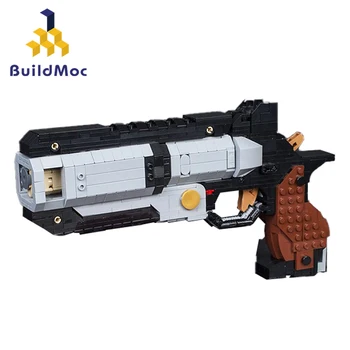 Buildmoc Hry 2 Parťáka Revolver Vojenská Zbraň Streľbe Zbraň, Model Stavebné Bloky, Montáž Diy Model Súpravy, Hračky Pre Deti,