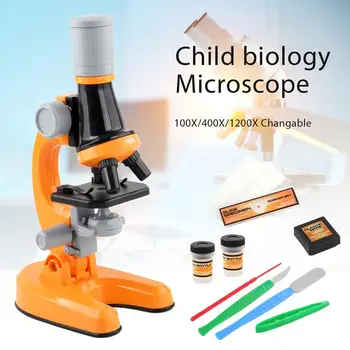 Detský Biologické Mikroskopy Inovované 100X/400X /1200X Veda Experiment Školy Deti High-Tech Vzdelávania, Vzdelávacie Hračky