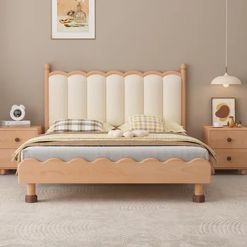 Detský nábytok denník jednoduché vietor all-masívneho dreva detská posteľ psík posteľ biscuit mäkká taška detská posteľ list posteľou, spálne, postele