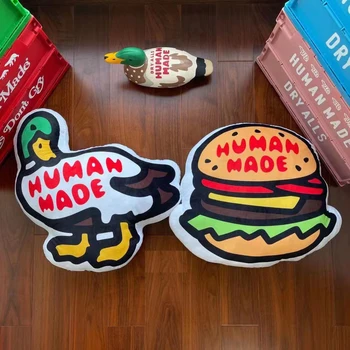 HMUAN Kačica Burger Vytlačené Vankúš Domov Cartoon Gauč Auto Bedrových Vankúš Bábika