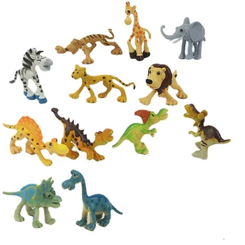 Jurský Pevné Dinosaura Model Hračka Animal Model Lev, Tiger Dinosaura Hračka Pre Deti, Chlapec A Dievča, Malé Hračky Darček