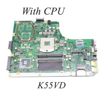 K55VD základná DOSKA Pre ASUS K55A A55VD A55A Notebook Doske UMA HD HM76 DDR3 S CPU