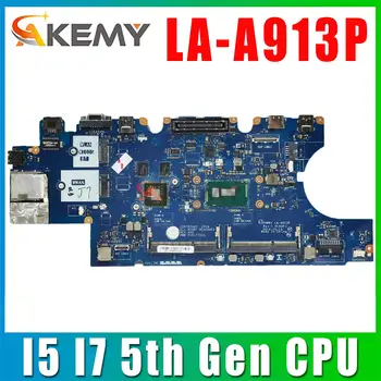 LA-A913P i5-5300U i7-5600U CPU 830M/2 GB GPU Notebook Doske CN-0D1D9C CN-0DWVYV Pre Dell Latitude E5550 Notebook Doska