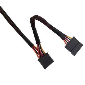 Mini 6Pin do 15 kolíkový X2 SATA Napájací Kábel Kábel pre DELL Vostro 3650 3653 3655 Stolný Počítač HDD SSD Rozšírenie Kábel