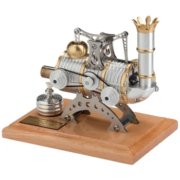Mini Stirling Motor Parný Kotol Výkon Čerpadla All-metal Prepojenie DIY Montáž Kovové Pohyblivé Mechanické Motora Hračka Mužov, Deti Darčeky