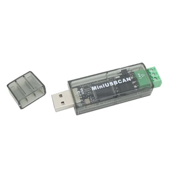 Mini USBCAN MÔŽE Analyzer Podporuje Sekundárny Rozvoj CANopen J1939 DeviceNet USBCAN Debugger