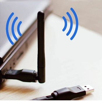 MT7601 Sieť LAN Karty Bezdrôtovej Sieťovej Karty S Anténou 150M USB 2DB Upports Set-Top Box Bezdrôtovej Sieťovej Karty