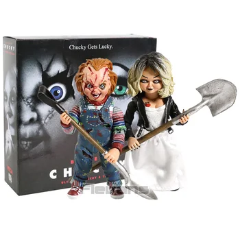 NECA Nevesta Chucky Ultimate Chucky & Tiffany PVC Akcie Obrázok Zberateľskú Model Hračka