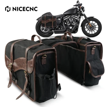 NICECNC Motocykel Sedlo Taška Univerzálny Strane Tašky Nepremokavého Nepremokavé Veľkú Kapacitu Pre Harley Honda, Yamaha, Suzuki ATV, Moto