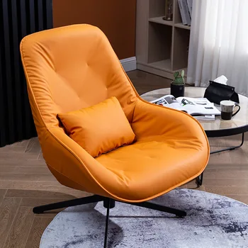 Nordic light luxusný moderný minimalistický lenivý pohovka kreslo obývacia izba, spálňa jeden rotujúce balkón voľný čas tiger stoličky