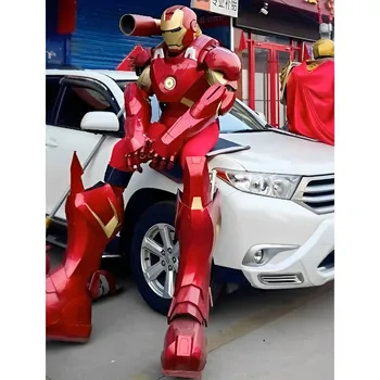 Nový Iron Man Dospelých Detí Nosenie Iron Man Skutoční Ľudia Nosiť Oblečenie Rekvizity Armor Brnenie Oblečenie Vykonávať Bar Rekvizity Cosplay Zobraziť