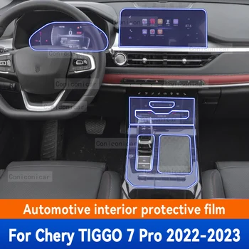 Pre Chery Tiggo 7 Pro 2022 2023 TPU Prevodovka Panel Film Tabuľa Ochranné Nálepky, Interiérové Anti-Scratch Auto Príslušenstvo