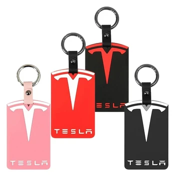 Pre Tesla Model Y/3 Key Card Puzdro Silikón Auto Kľúč Držiteľa Karty Chránič Kryt KeyChain Pre Tesla Key Card Príslušenstvo