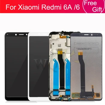 Pre Xiao Redmi 6A LCD Displej Dotykový Displej Nahradenie Rám LCD Digitalizátorom. Ror Redmi 6 Lcd Displej Montáž Opravy Dielov