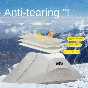 Profesionálne Winter Outdoor Camping Stan Horolezectvo Pohodlné Dážď Dôkaz Dvojité Turistika Kempovanie Nastaviť