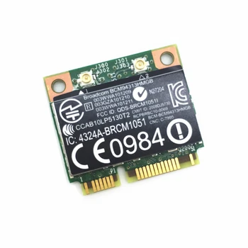 Pôvodná Karta Broadcom BCM94313HMGB BCM4313 802.11 N, Wifi, Bluetooth 4.0, Half Mini PCI E Wlan Card Pre HP 657325-001 150Mbps