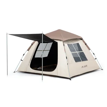 Stan Vonkajšie Púšte, Camping Prenosný Skladací Plne Automatický Camping Dážď-doklad, Plus Hrubé Čierne Opálenie