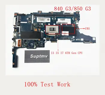 Suptmv Notebook Doske je Vhodný pre HP EliteBook 840 850 G3 826806-601 826807-001 903743-601 DDR4 I3 I5 I7 Test Práca