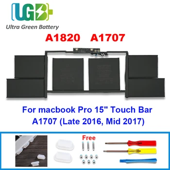 UGB Nové A1820 batéria pre MacBook Pro 15 palcov A1707 Neskoro Polovici roku 2016 2017 EMC 3162 3072 Série MLH32LL/A MLH42LL/A