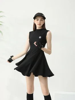 V lete Golf ženy tenis kórejská verzia slim šaty hore krátke sukne vyhovovali ženy krátky rukáv golfové oblečenie žien