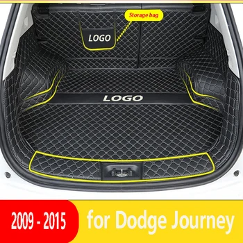 Vysoká Strane kufri mat pre Dodge Journey 2009 2010 2011 2012 2013 2014 2015 cargo líniové koberec interiéru príslušenstvo kryt