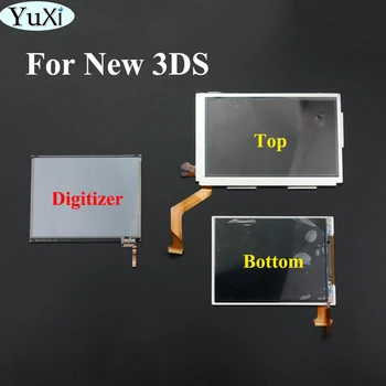 YuXi Náhrada Za New3DS LCD Displej Pre Nintend NOVÉ 3DS Hornej Obrazovke LCD Dotykový Displej Digitalizátorom. Sklo