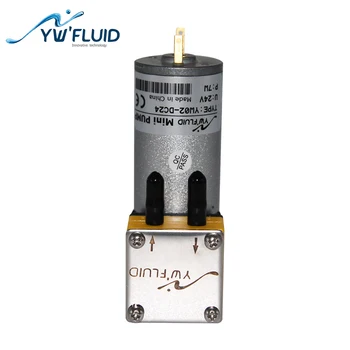 YWfluid hot predávajúci 12V/24V DC motor mini membránové čerpadlo používa pre úpravu Vody YW02-A-DC