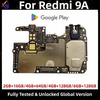 Základná doska pre Xiao Redmi 9A, Globálna Verzia Doske, Pôvodný Odomknutý Logic Dosky s Google Playstore Nainštalovaný